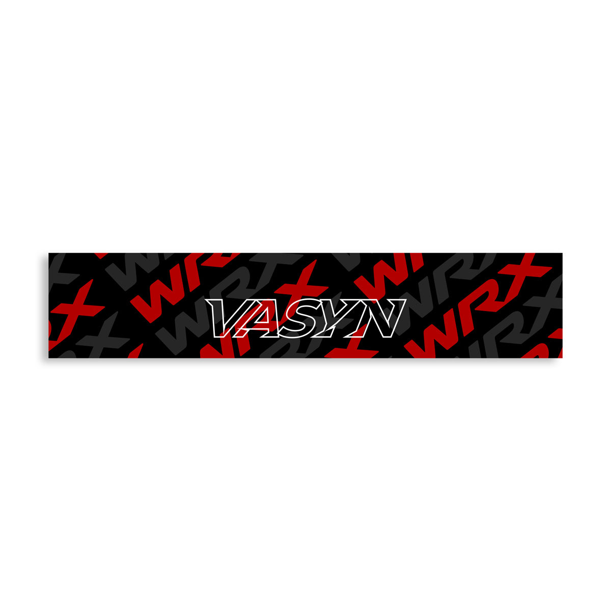 Vasyn x WRX Windshield Banner - Red