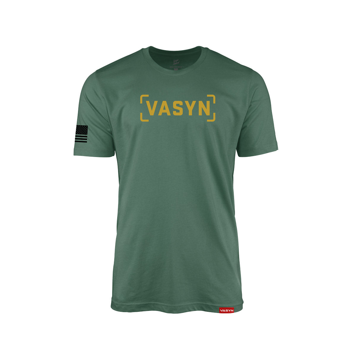 Vasyn Drip Tee- Pine / Gold