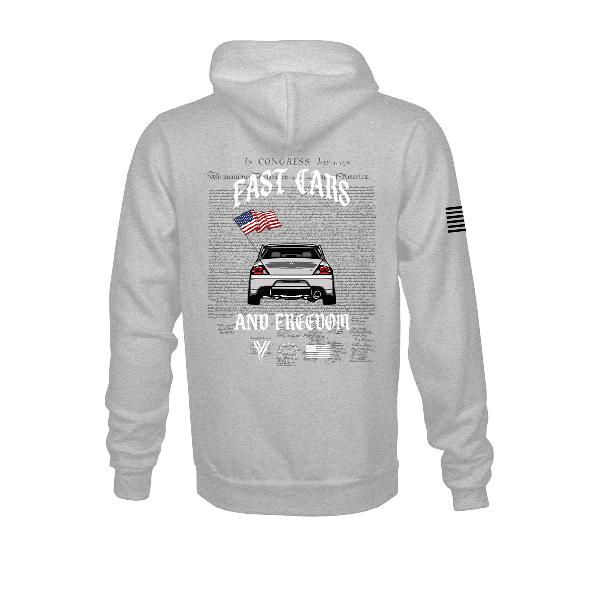 Fast Cars & Freedom x EVO Hoodie- Heather Gray