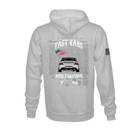 Thumbnail for Fast Cars & Freedom x EVO Hoodie- Heather Gray