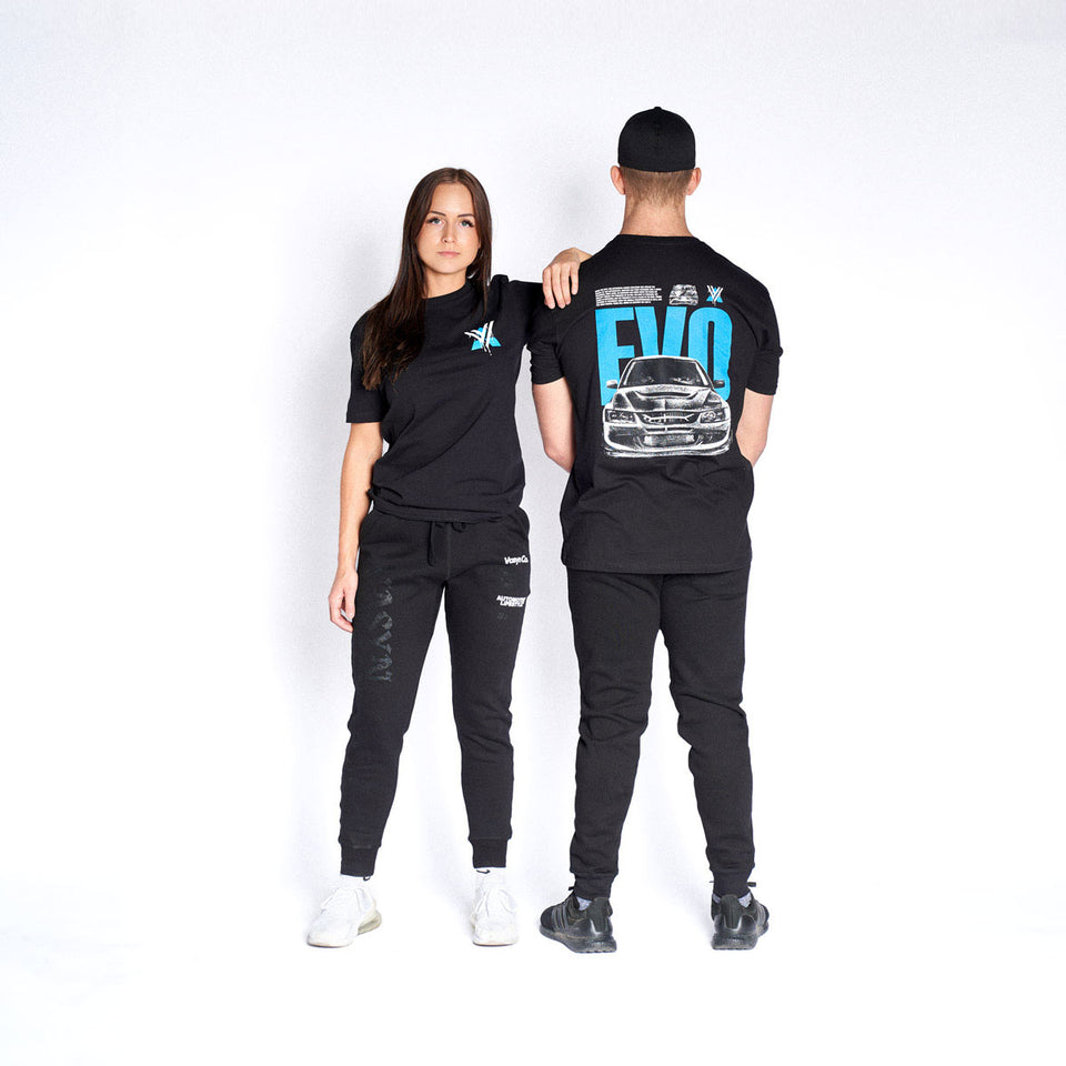 She Built Box Logo Tee- Black – Vasyn Apparel