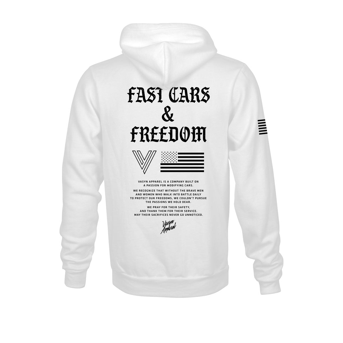 Fast Cars & Freedom Hoodie- White