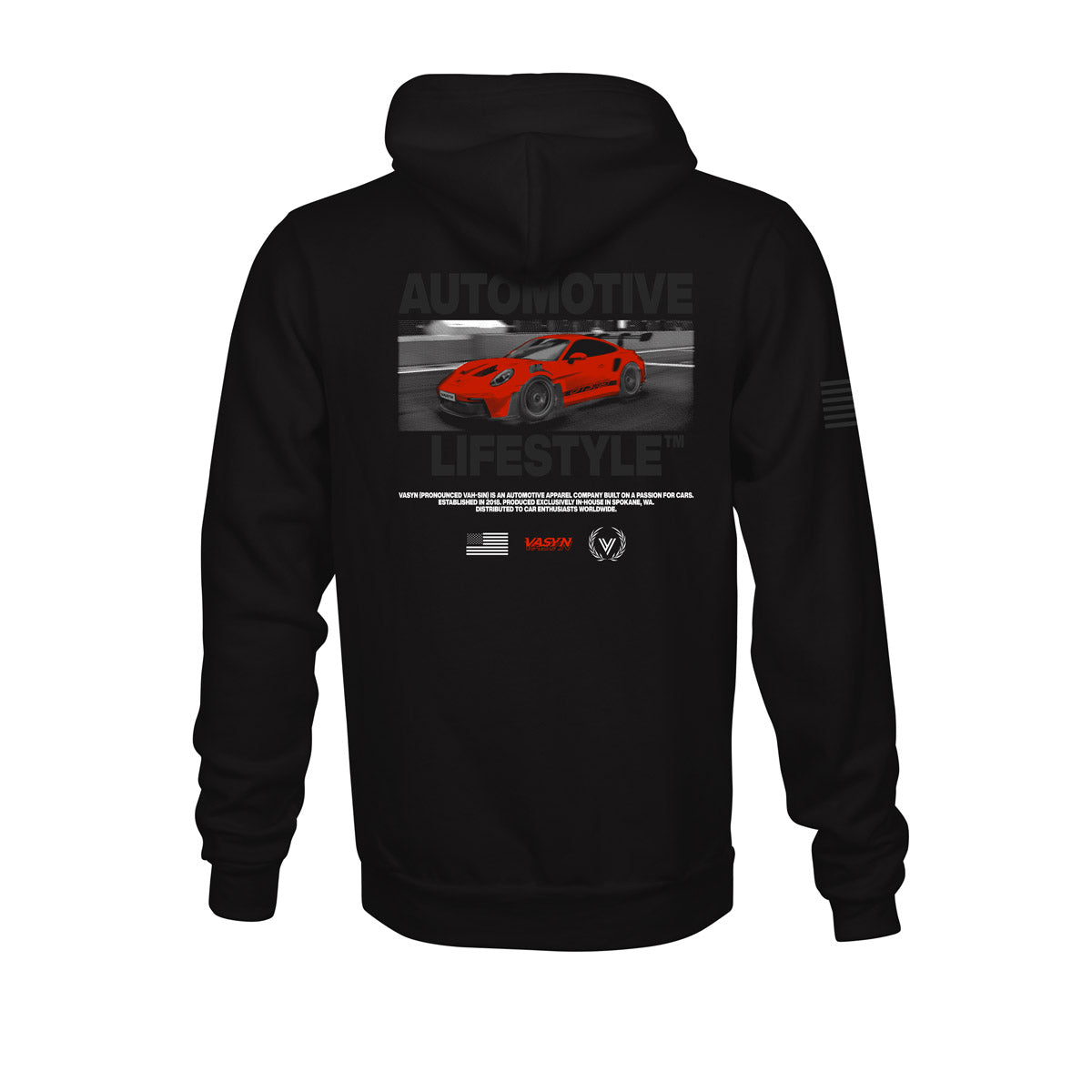 Automotive Lifestyle x GT3RS Hoodie- Black