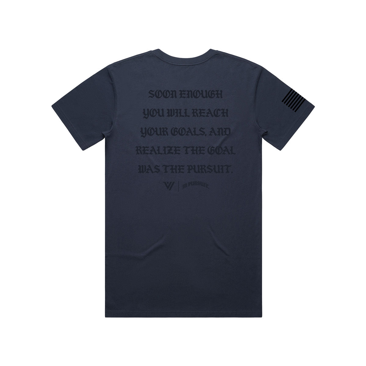 In Pursuit Tee - Slate Blue