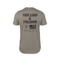 Thumbnail for Fast Cars & Freedom Tee- Warm Gray